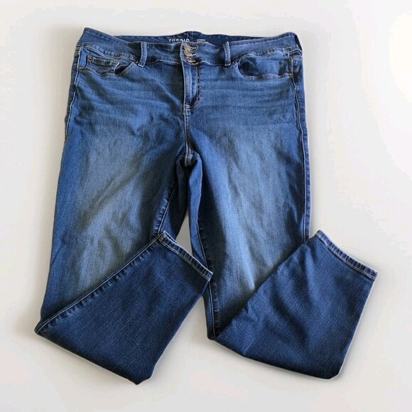 Torrid Jegging Women 22R Blue High Waist Tapered Stretch Western Zip Super Soft - Picture 9 of 16